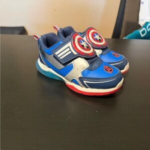 Marvel Captain America toddler Sneakers - Blue, Red, and white